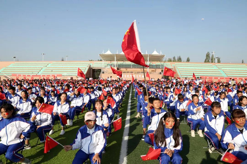 『今天我们这样爱国』宁夏国际语言学校庆中华人民共和国成立70周年文艺汇演圆满落幕(图4)